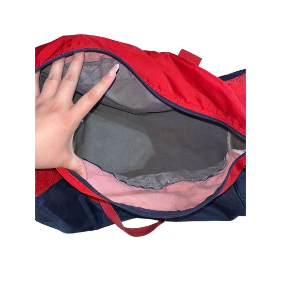 VTG 80s 90s Nike Large Red Blue Workout Gym Bag - Picture 3 of 13